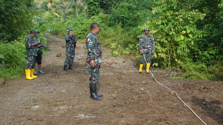 Pastikan Semua Berjalan Lancar, Dansatgas TMMD Kodim 1311/Morowali Tinjau Lokasi