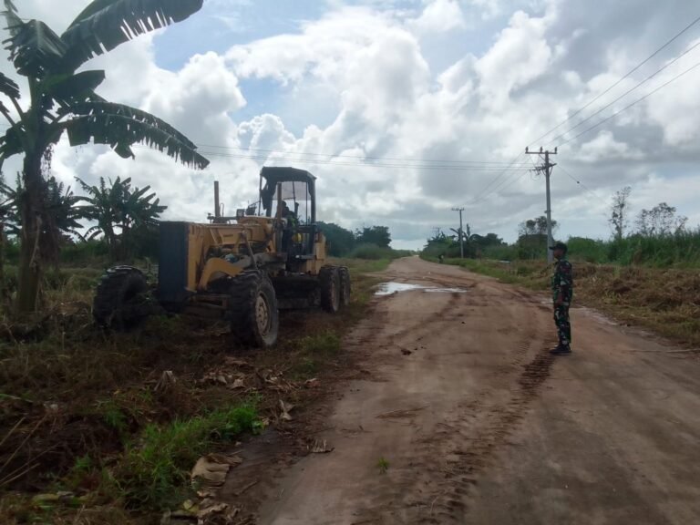 Progres Signifikan! Perbaikan Jalan TMMD Ke-123 Kodim 1014/Pbn Capai 3,6 KM