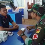 Satgas TMMD Kodim 1311/Morowali Berikan Pemeriksaan Kesehatan Gratis untuk Warga