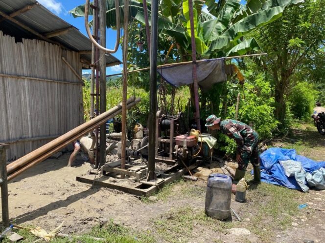 
					Tak Lagi Kesulitan Air! Satgas TMMD Ke-123 Kodim 1618/TTU, Wujudkan Impian Warga Desa Lanaus