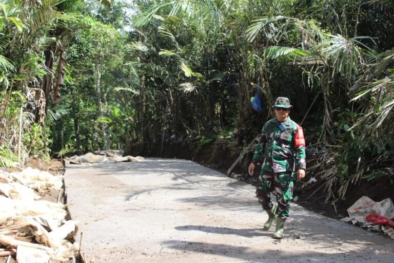 Pastikan Progres Sesuai Rencana dan Berkualitas, Dansatgas Tinjau Progres Sasaran Fisik TMMD ke-123 Kodim Tabanan