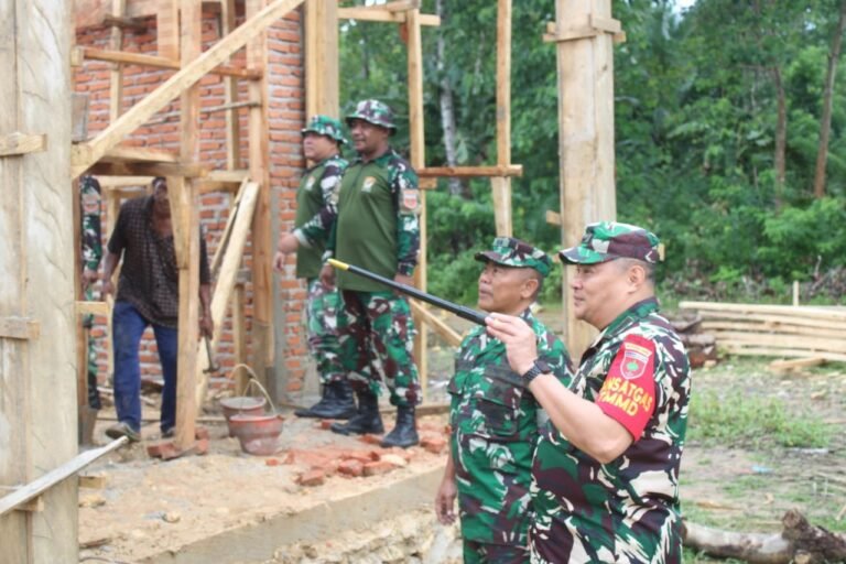 Wasev Kodam XIV/Hasanuddin Tinjau TMMD ke-123 Kodim 1416/Muna, Pastikan Program Berjalan Optimal