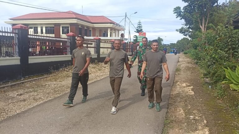 Jaga Kebugaran Tubuh Anggota Kodim 1621 TTS Rutin Dua Kali Seminggu Laksanakan Olahraga Pagi