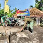 Satgas TMMD ke-123 Kodim 1619/Tabanan Genjot Pengerjaan Bedah Rumah RTLH di Wanagiri