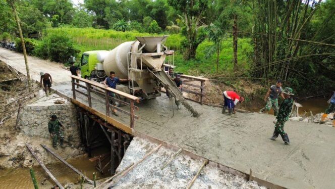 
TMMD ke-123 Kodim 0907/Tarakan Rampungkan Pembangunan Infrastruktur untuk Masyarakat