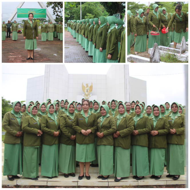 
					ZIARAH PERSIT KCK CABANG XXVII KODIM 1608/BIMA DALAM PERINGATAN HUT KE-79 PERSIT KCK