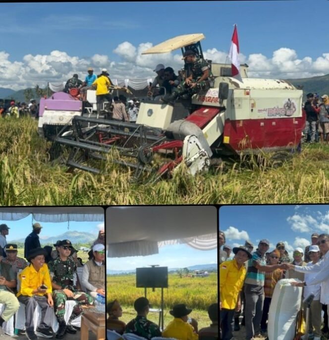 
					Kegiatan Panen Raya Padi Serentak di 14 Provinsi Bersama Presiden RI Prabowo Subianto
