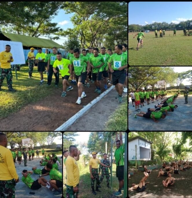 
					Kodim 1614/Dompu Gelar Samapta Periodik di GOR Kabupaten Dompu