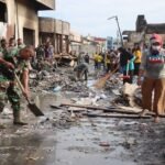 Kolaborasi TNI–POLRI dan Pemda Halmahera Utara Guna Memulihkan Aktivitas Ekonomi di Pasar Inpres Rawajaya