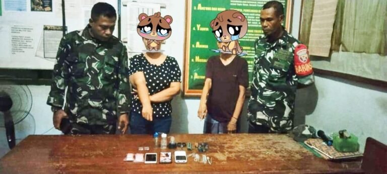Ringkus Peredaran Narkoba di Desa Cenggu, Koramil 1608-04/ Woha Amankan 2 Pelaku