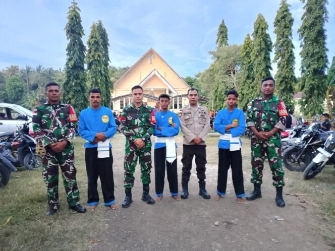 
					Babinsa Koramil Kobalima Laksanakan Pengamanan Misa Minggu Paskah