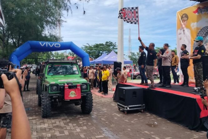 
					Dandim 1425/Jeneponto Bersama Forkopimda Lepas 271 Peserta Off-Road Explore Butta Turatea