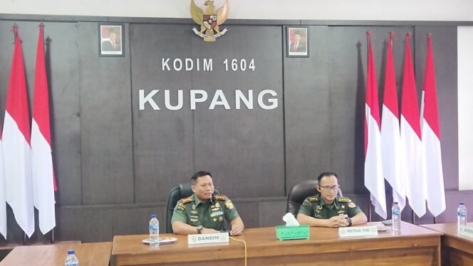 
Kodim 1604 Kupang Terima Kunjungan Tim Wasgiat Sopsad