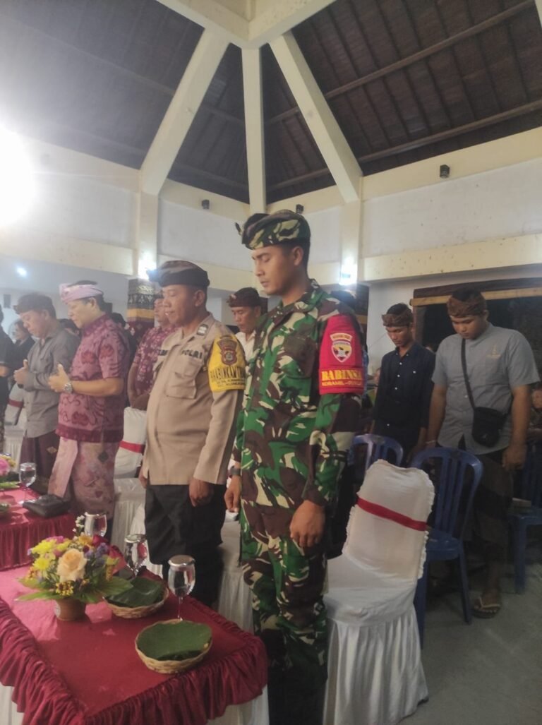 Puncak HUT Ke 45 STT Adi Manggala Dikawal Babinsa Kamasan