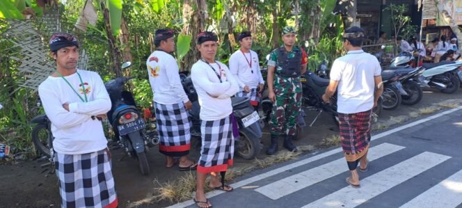 
Babinsa Desa Langgahan Laksanakan Kegiatan Pengamanan Upacara Penyineban