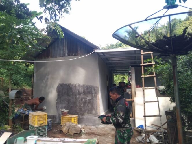 
					Rehab Tiga Rumah Warga di Desa Depeha, TMMD ke-124 Kodim 1609/Buleleng Capai Progres 68%