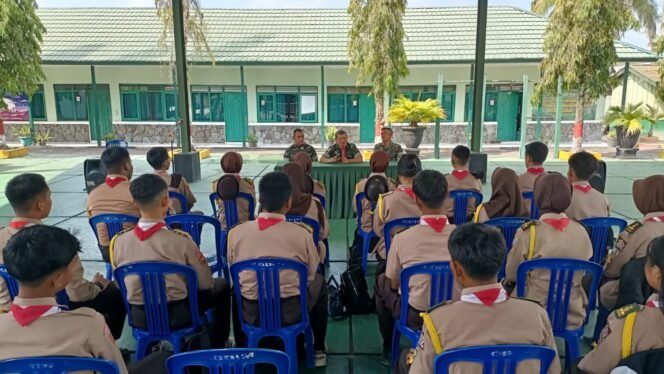 
					Kepala Staf Kodim 1014/Pbn Berikan Motivasi Kepada Pramuka Saka Wira Kartika