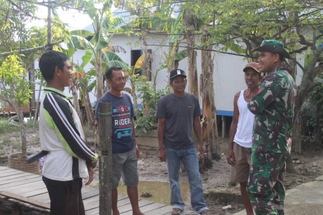 
					Pererat Kedekatan dengan Warga, Satgas TMMD Ke-124 Kodim 1012/Buntok Gelar Komsos di Desa Talio