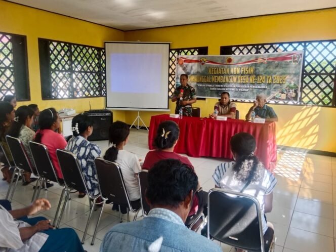 
					Satgas TMMD Gelar Penyuluhan Pertanian untuk Warga Semau