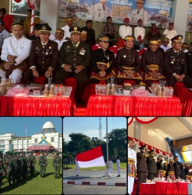 
Personel Kodim 1614/Dompu Ikut Upacara Peringatan Hardiknas 2025 di Dompu