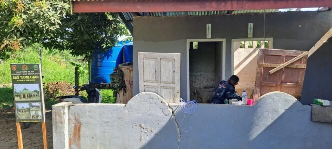 
					Semangat Gotong-royong TMMD Kodim 0911/Nunukan: Rehab MCK Masjid Al-Muhajirin