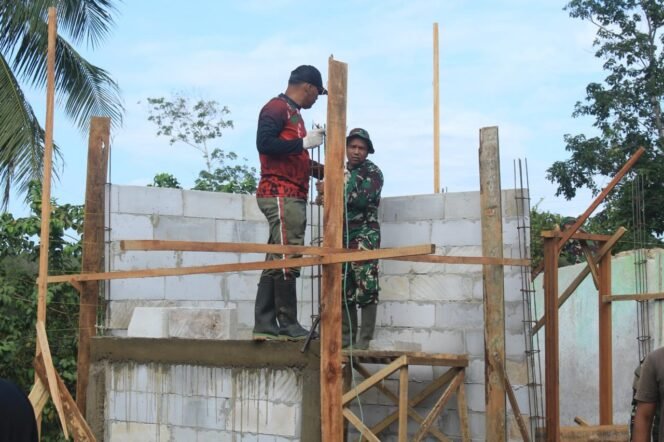 
					MCK untuk Mushola: Satgas TMMD Perhatikan Keseharian Warga Desa Gunung Melati