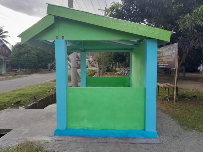 
					Poskamling Selesai Dibangun Oleh Satgas TMMD Ke-124 Kodim 0408/BS