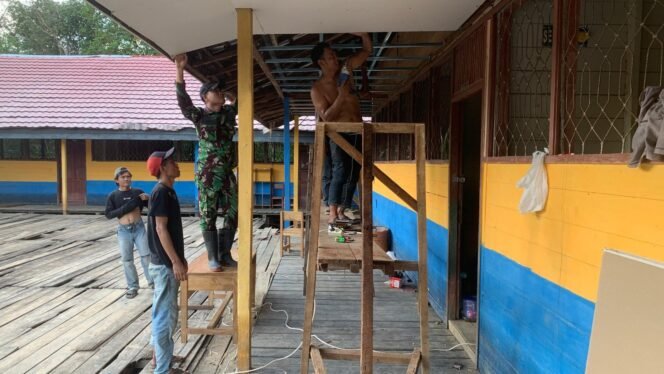 
					Peduli Pendidikan, Rehab Sekolah Menjadi Sasaran Satgas TMMD Ke-124 Kodim 1012/Buntok