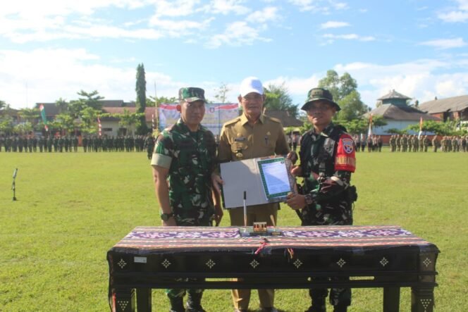 
					Wakil Bupati Lombok Tengah dan Dansatgas Kodim 1620 Tandatangani Naskah TMMD ke-124, Percepat Pembangunan