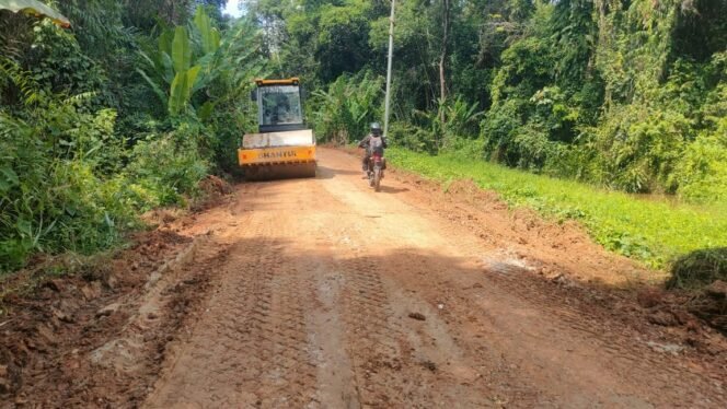 
					Penggarapan Jalan Penghubung Desa Danau Ganting dan Desa Talio Dukung Pembangunan Daerah Karau Kuala