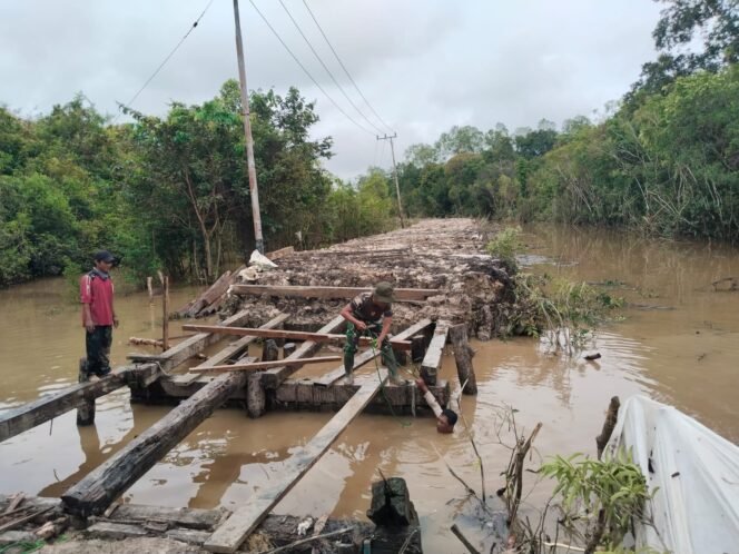 
					Satgas TMMD Kodim 1012/Buntok Fokus Bangun Jembatan Demi Akses Lebih Baik di Desa Talio