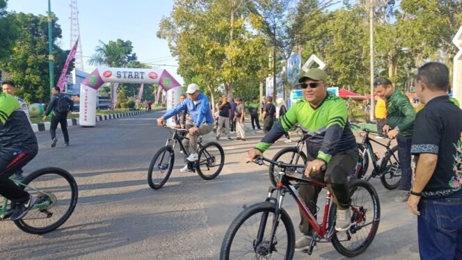 
					Dandim 1014/Pbn Menghadiri Kegiatan Fun Bike and Adventure di Sukamara