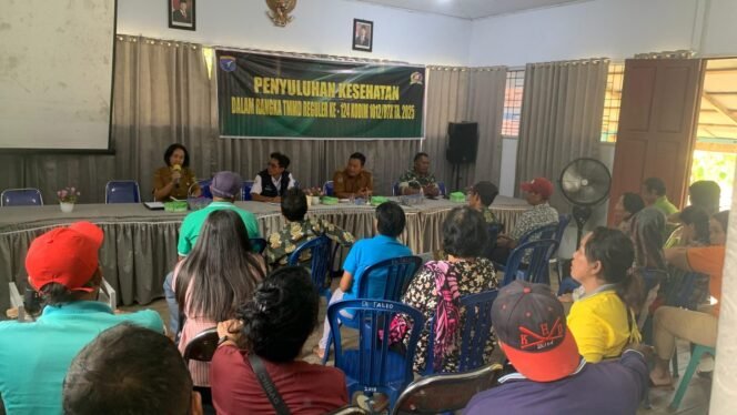 
					TMMD Ke-124 Kodim 1012/Buntok Gelar Penyuluhan Kesehatan Tingkatkan Kesadaran Warga Desa Talio