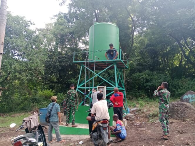 
					TMMD ke-124 Kodim 1624/Flotim Rampungkan Pembuatan Dua Titik Sumur Bor