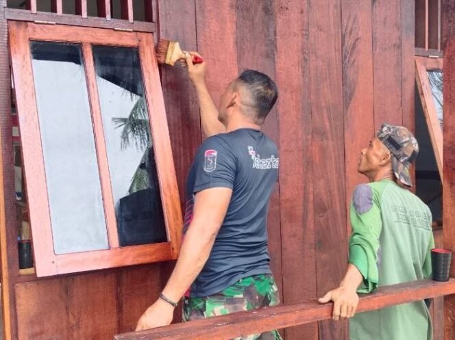 
					Finishing Rumah Warga, TMMD Kodim 1710/Mimika Fokuskan Kualitas Bangunan