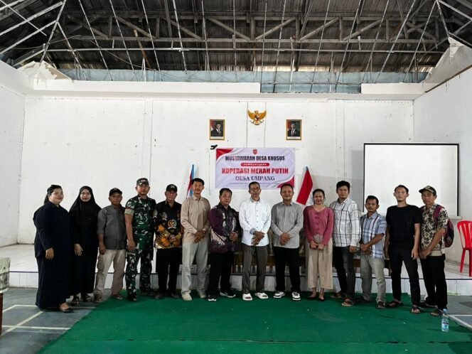 
Babinsa Koramil 1014-01/Arut Selatan Hadiri MUSDESUS Pembentukan Koperasi Merah Putih di Desa Umpang