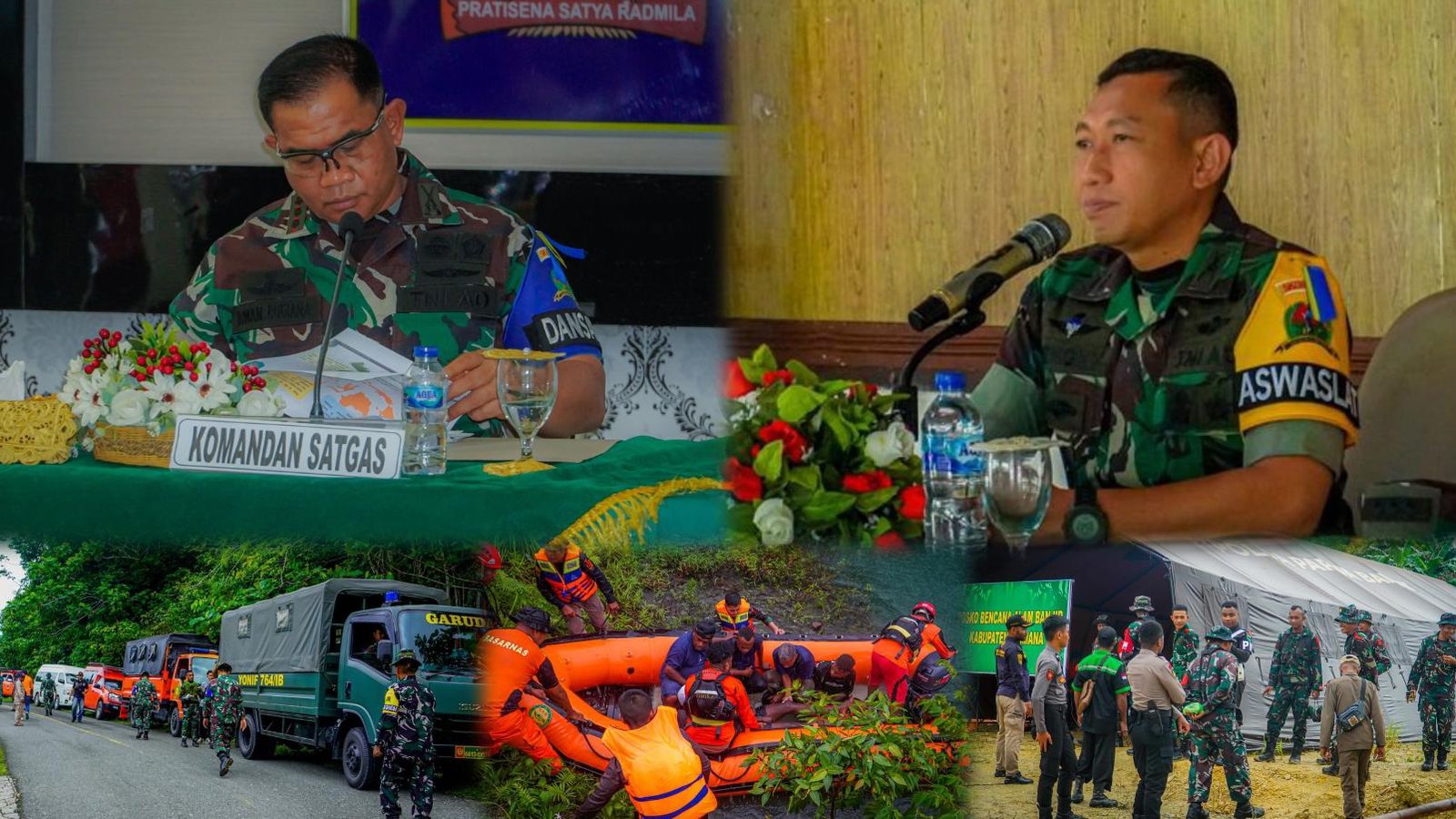 Kodam XVIII/Kasuari dan Pemkab Kaimana Gelar Latihan Penanggulangan Bencana Alam