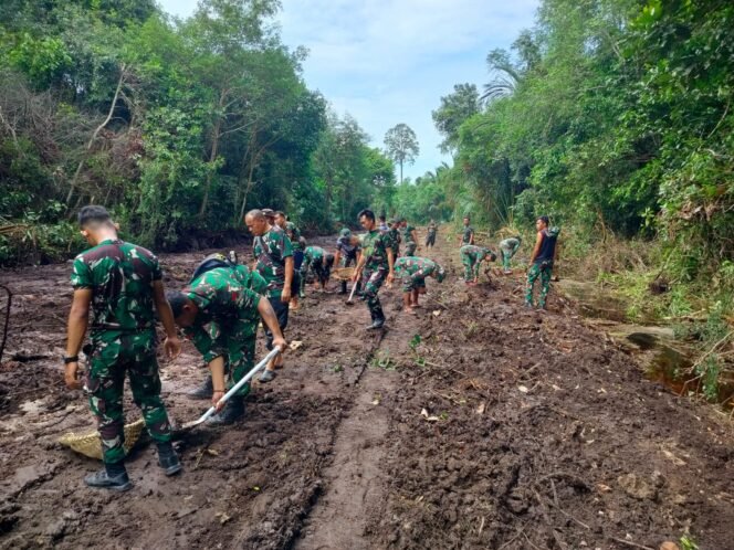 
Perjuangan Belum Usai, Satgas TMMD Kodim 0315/Tanjungpinang Terus Kebut Pekerjaan di Sisa Waktu 4 Hari
