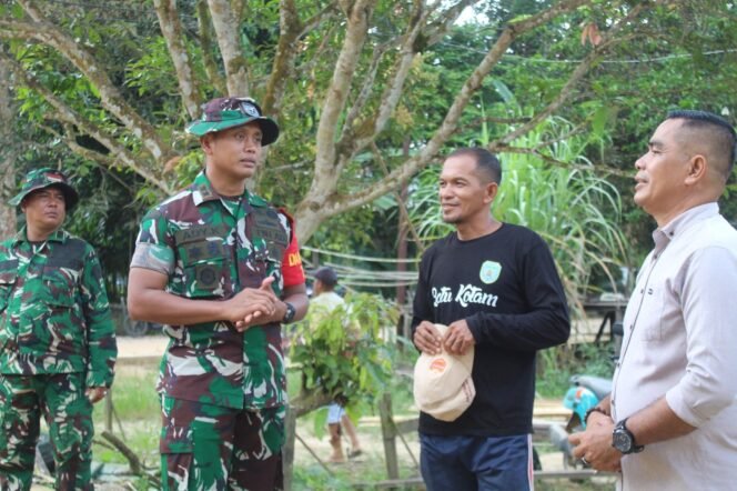 
					Dandim 1017/Lamandau Tinjau Lokasi TMMD Reguler ke-125 dan Jalin Keakraban dengan Warga Batu Kotam