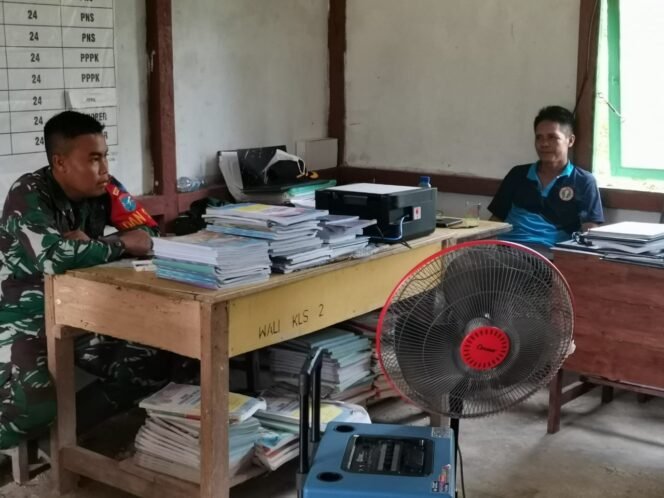 
					Satgas TMMD Perkuat Sinergi dengan Dunia Pendidikan di Tapang Urik