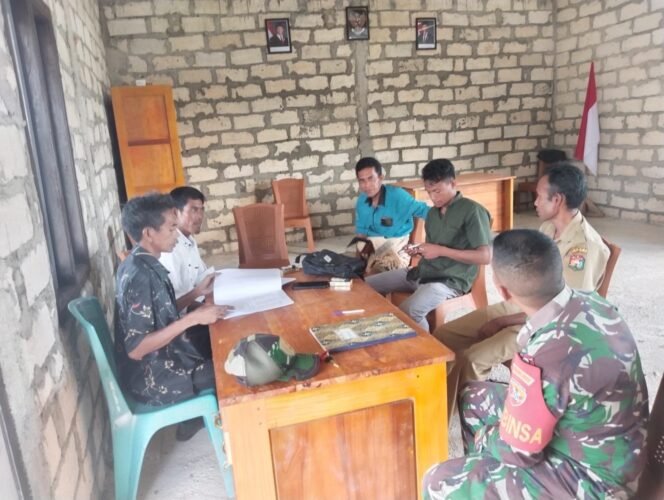 
					Babinsa Jalin Silaturahmi dengan Pemerintah Desa Matanyira