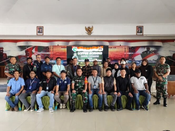 
					Pererat Sinergi, Kodim 1705/Nabire Gelar Coffee Morning Bersama Insan Pers Jelang TMMD ke-125