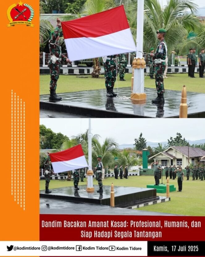 
					Dandim Bacakan Amanat Kasad: Profesional, Humanis, dan Siap Hadapi Segala Tantangan