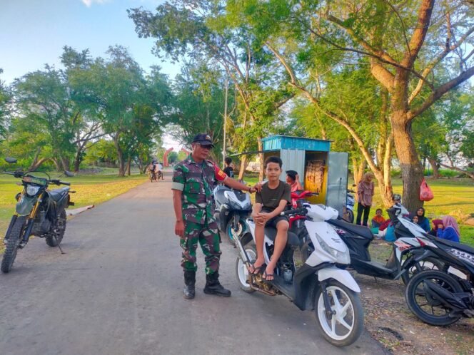 
					Cegah Aksi Balap Liar di Bendungan Pengga, Babinsa Lakukan Monitoring Wilayah