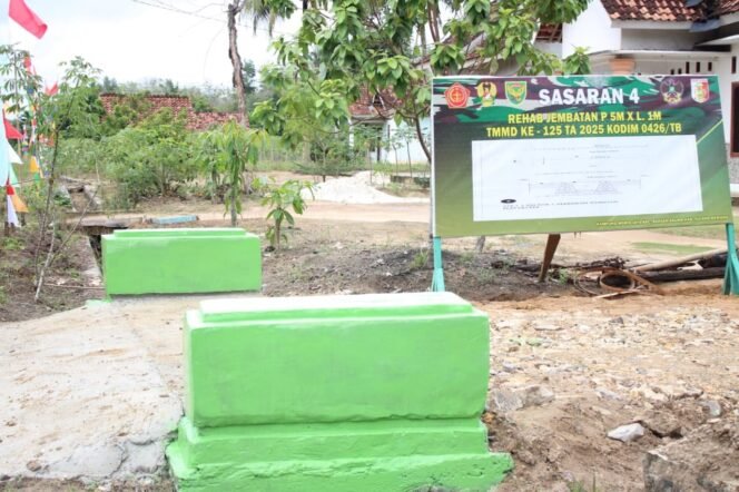 
					Jembatan Sasaran 4 TMMD 125 Kodim 0426 Selesai, Warga Rasakan Manfaat