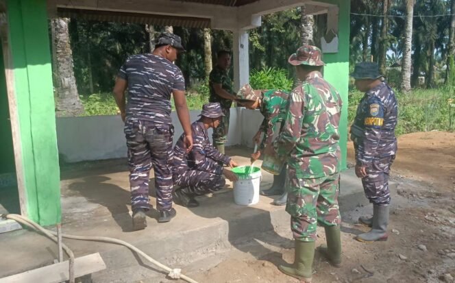 
					Hari ke-25 TMMD, Satgas Kodim 0428/Mukomuko Lanjutkan Pengecatan Sumur Bor di Pura Desa Sumber Makmur