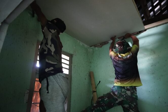 
					Satgas TMMD Ke-125 Benahi Pustu Kalabeso, Tingkatkan Kenyamanan Layanan Kesehatan Warga