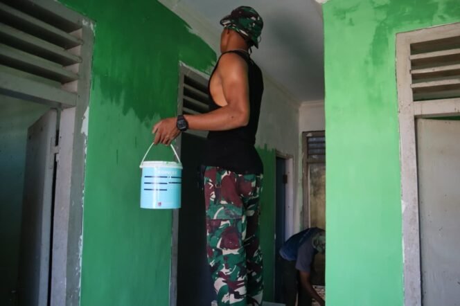 
					TMMD ke-125 Kodim Sumbawa Percantik Pustu Kalabeso demi Pelayanan Kesehatan Optimal