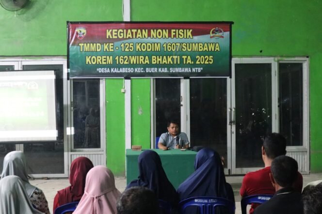 
Satgas TMMD Kodim 1607/Sumbawa Dorong Petani Kalabeso Tingkatkan Hasil Panen Lewat Penyuluhan Pertanian