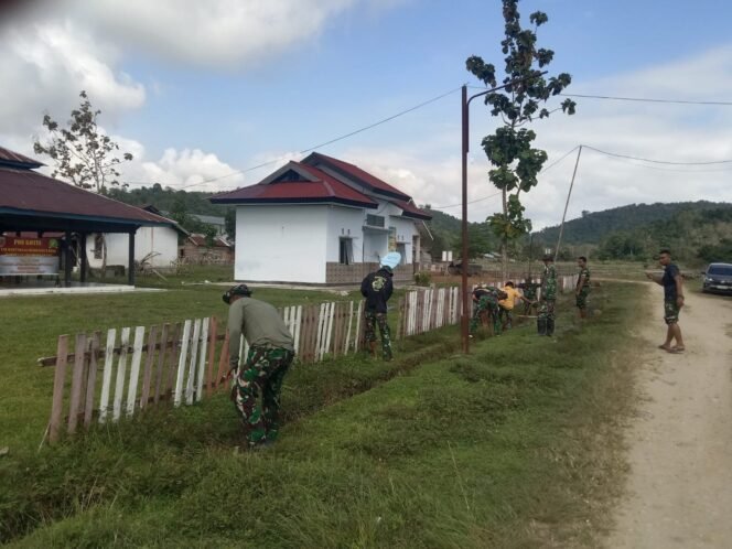 
					Satgas TMMD 125 Kodim 1417/Kendari Jadikan Kebersihan Posko sebagai Budaya Disiplin Sehari-hari